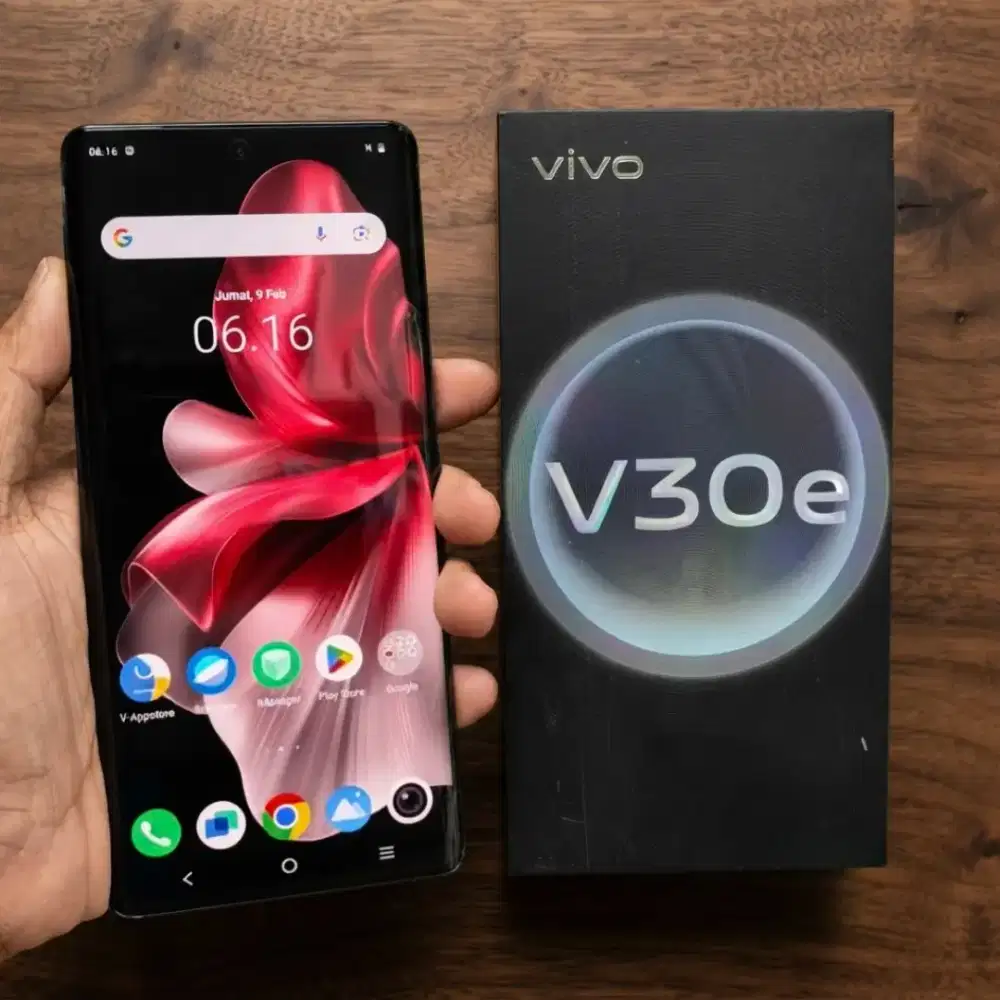 Vivo v30e 8/256gb fullset resmi mulus