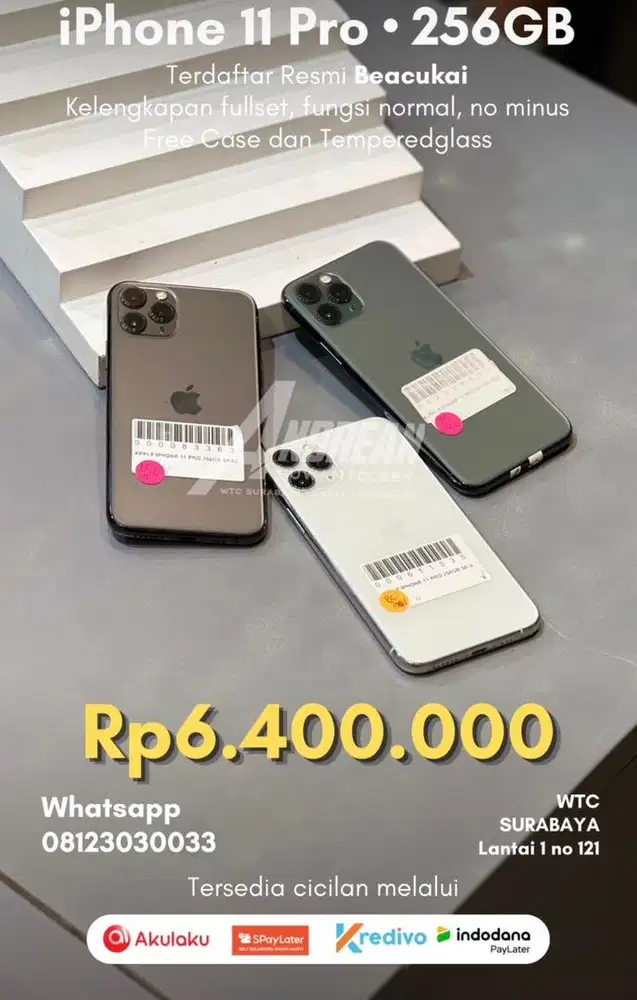 iphone 11 pro 256gb resmi beacukai