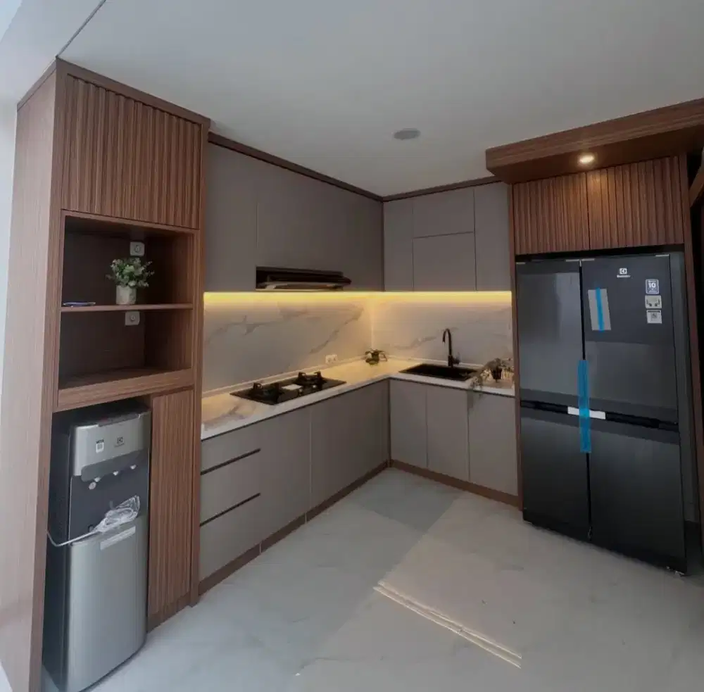 Tempahan kitchen set Lemari gantung perabot
