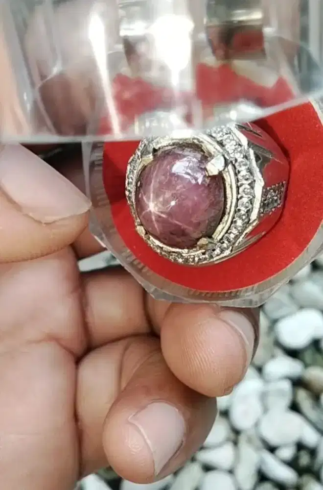 Batu permata Ruby star tanzania
