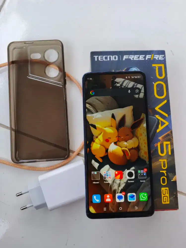 Tecno Pova 5 Pro 5G Ram 8/256gb Fullset Mulus