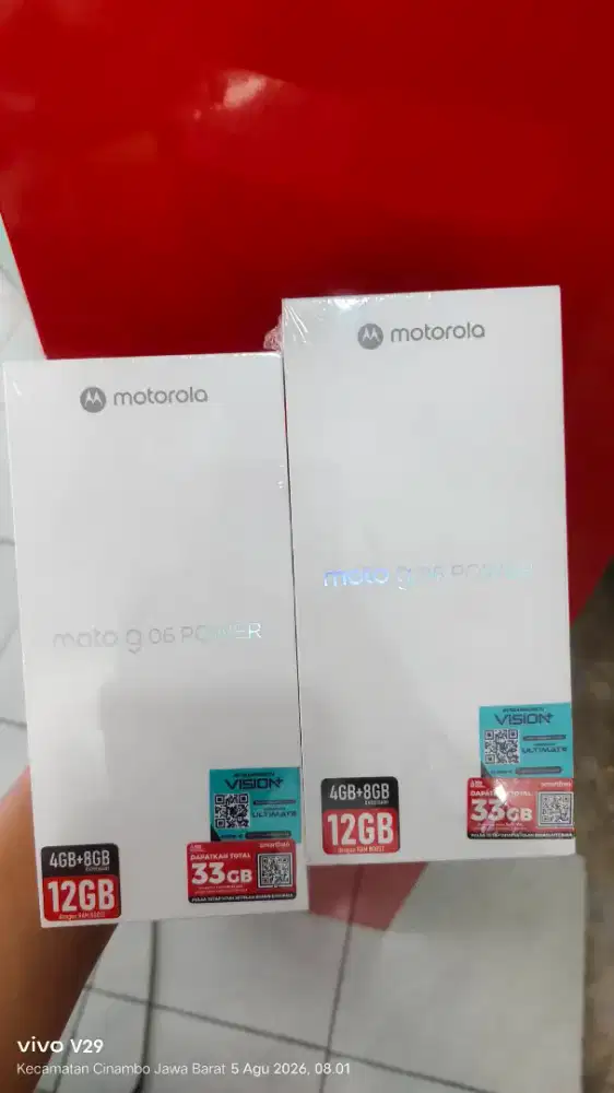 Motorola G06 Power 4+4/128 NFC 7000mAh baru spesial promo