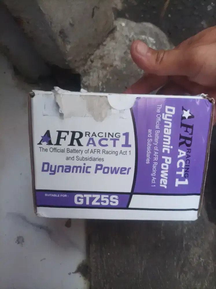 Aki motor gs GTZ5S kondisi baru