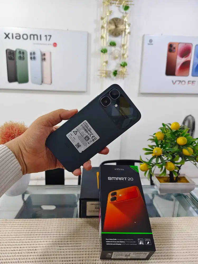 Infinix Smart 20 Ram 8Gb (4+4) 128Gb Fullset Mulus Like New Bergaransi