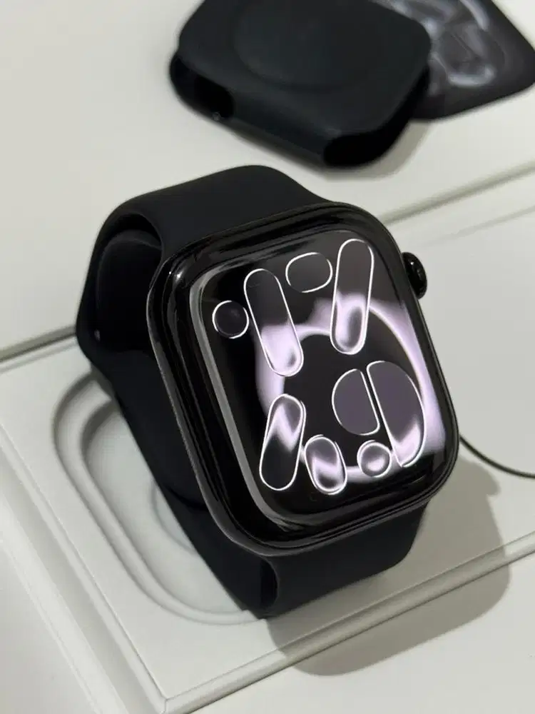 iBox Apple Watch Series 11 46mm Jet Black Fullset ID/A Garansi On 2027