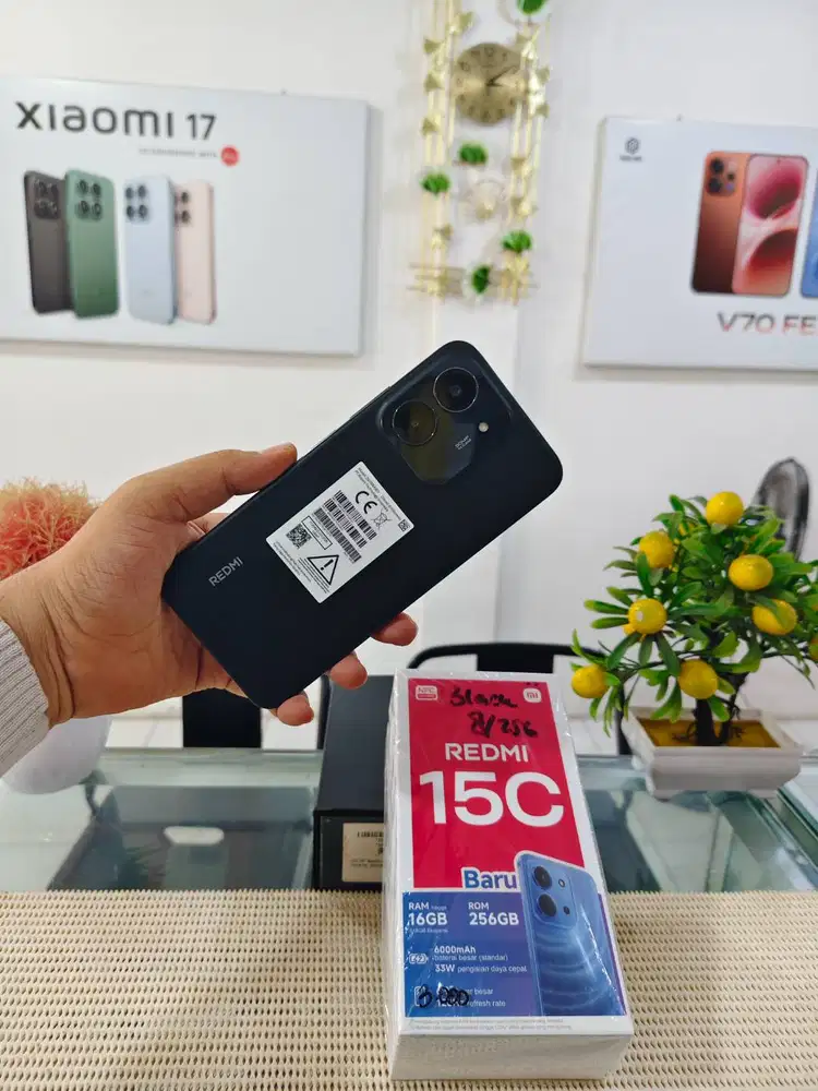 Redmi 15C Ram 8+8Gb/ 256Gb Fullset Mulus Like New Ori 100% Bergaransi