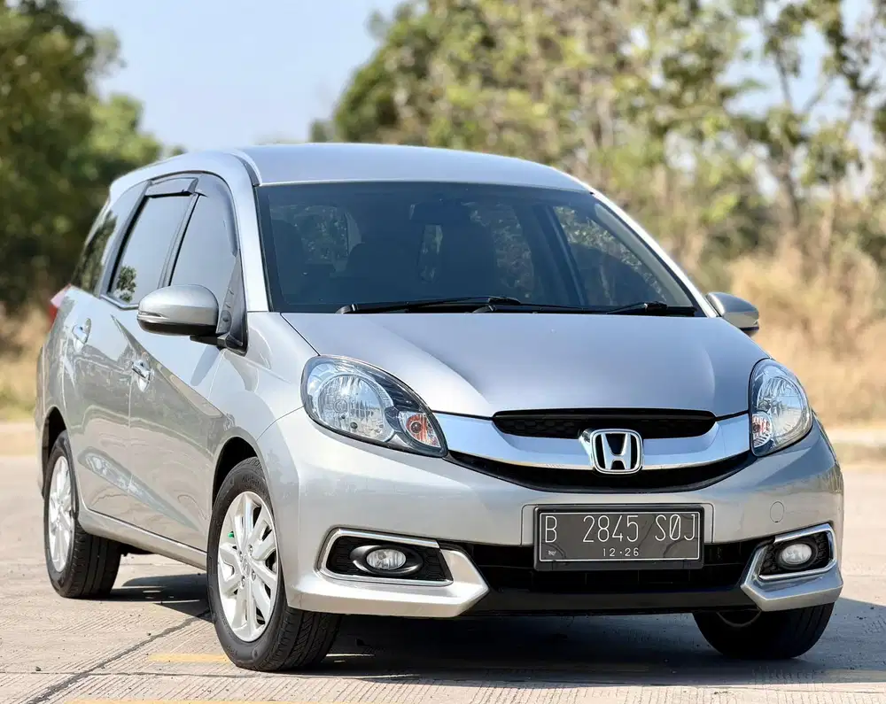 DP 10 jt! Km 90rb!! Honda Mobilio E Matic 2016 AC Digital Antik!!