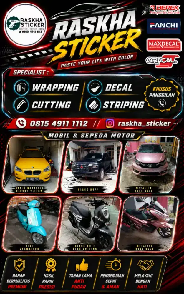 Stiker Motor & Mobil