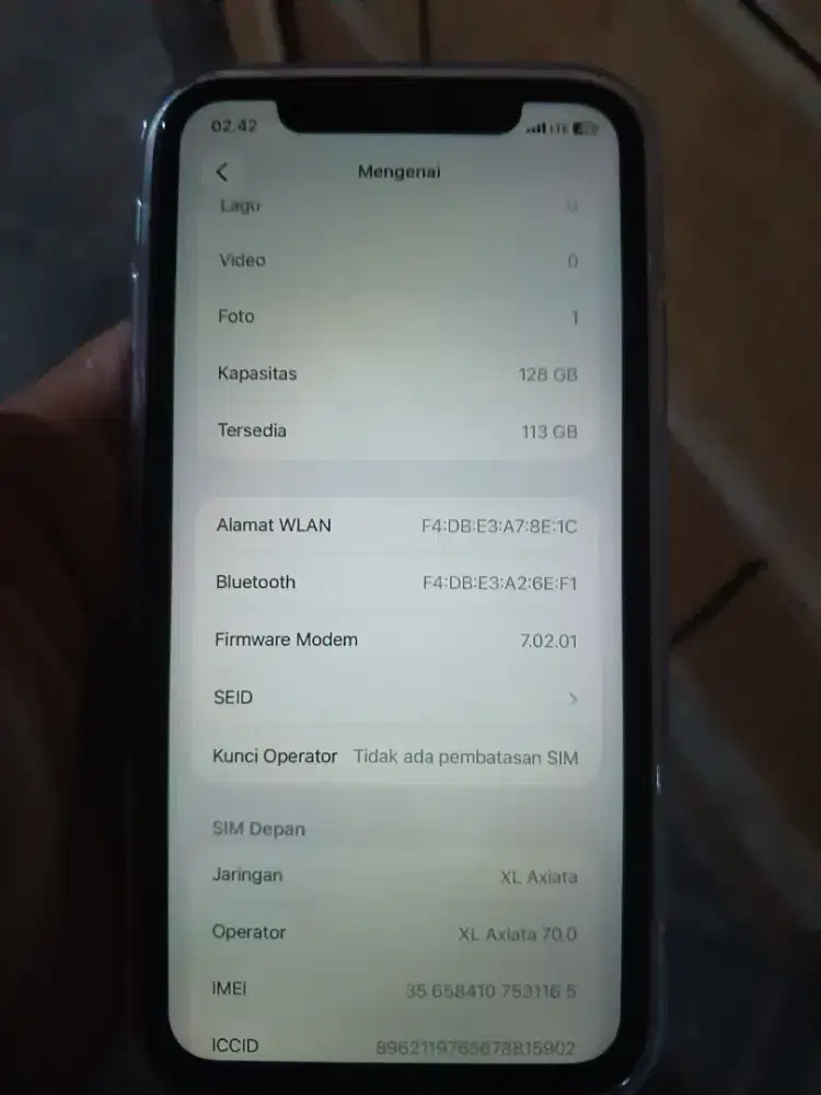 iPhone 11 128 all operator permanen