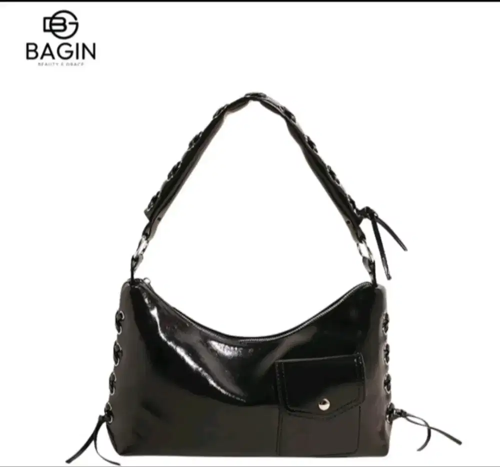 Tas bagin kepang hitam
