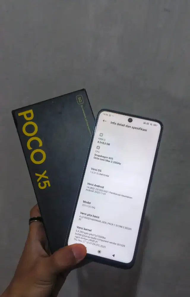 Poco X5 5G Ram 8/256