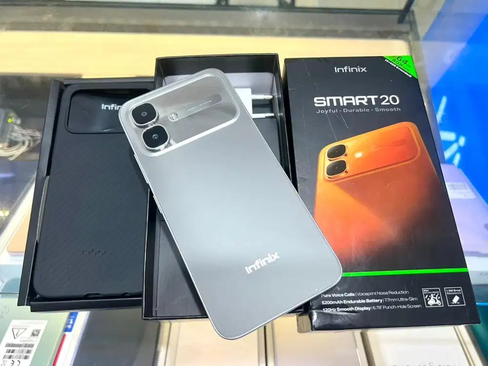 INFINIX SMART 20 RAM 4+4/64GB pemakaian Hanya Beberapa hari
