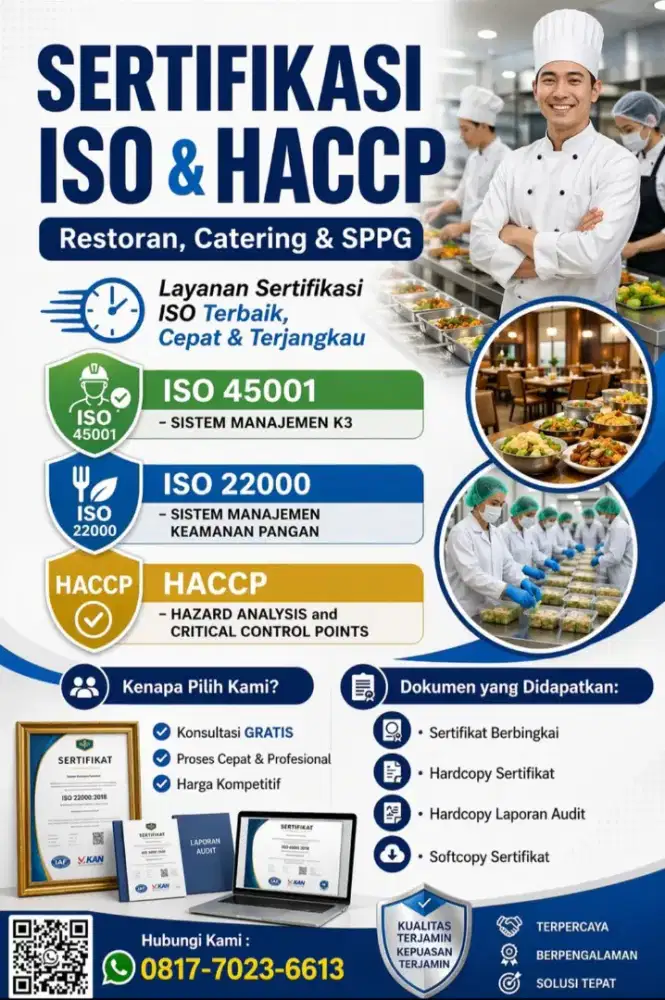 Sertifikasi iSO & HACCP