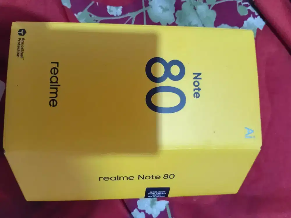 Jual hp realmi note 80 baru pakai 10 hr