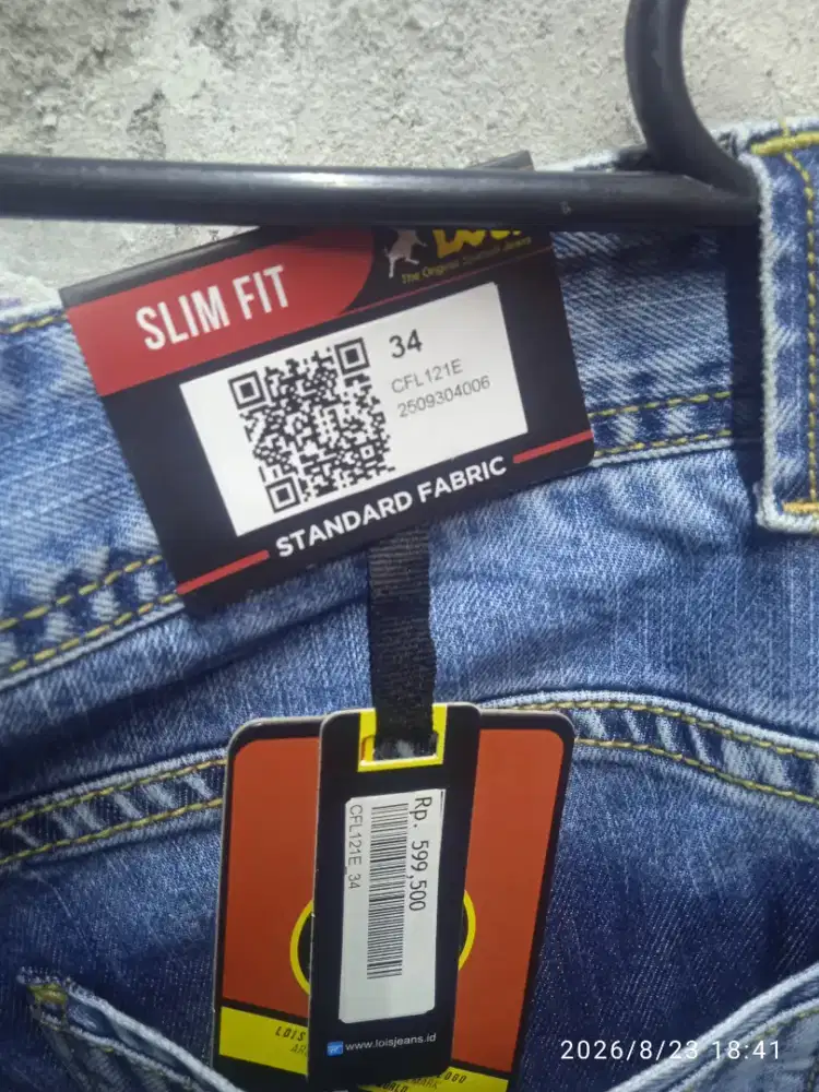 Celana lois baru cfl 121e slim fit