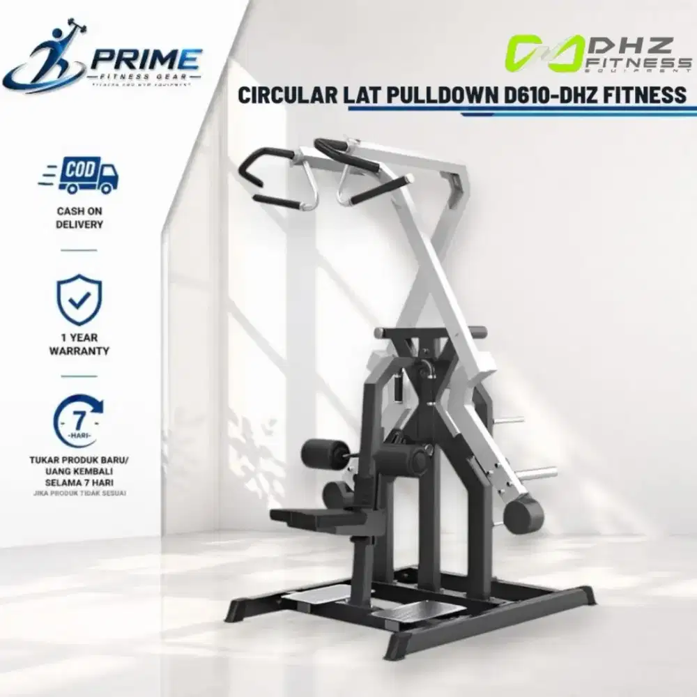 Alat Fitness Gym Circular Lat Pulldown Machine Defender  DHZ D610