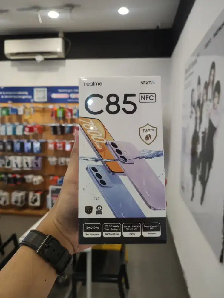 Realme C85 NFC 6/128  Batrai 7000mah Fastcahrger 45w, IP69 Proteksi