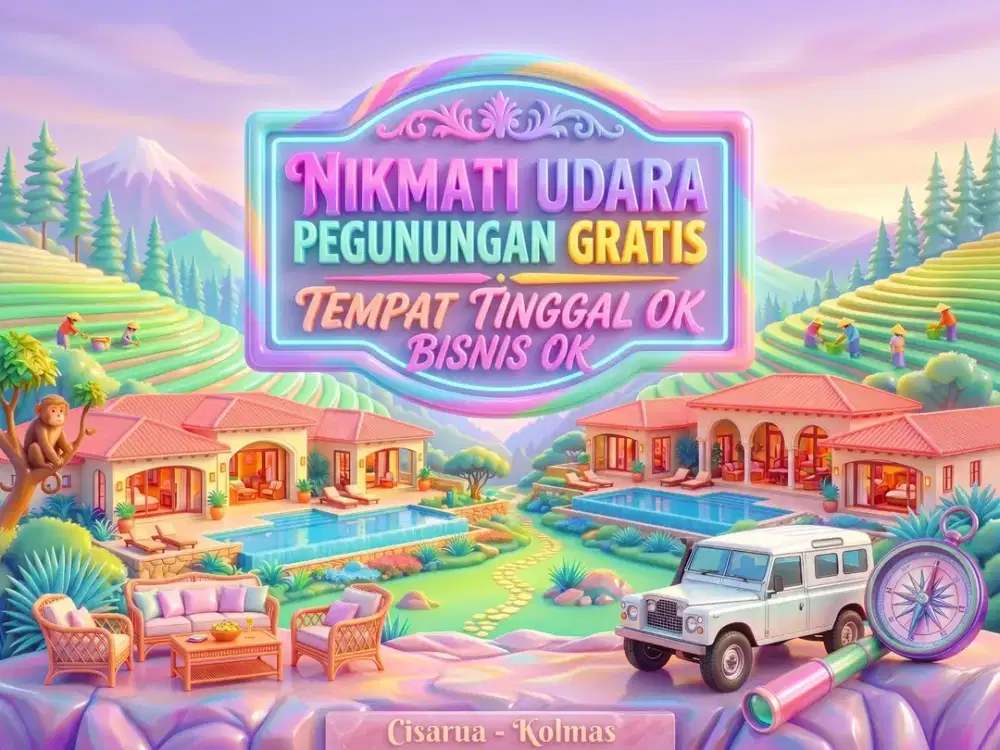 JUAL RUMAH DI CISARUA,KOLMAS, CIPAGERAN, BANDUNG BARAT.