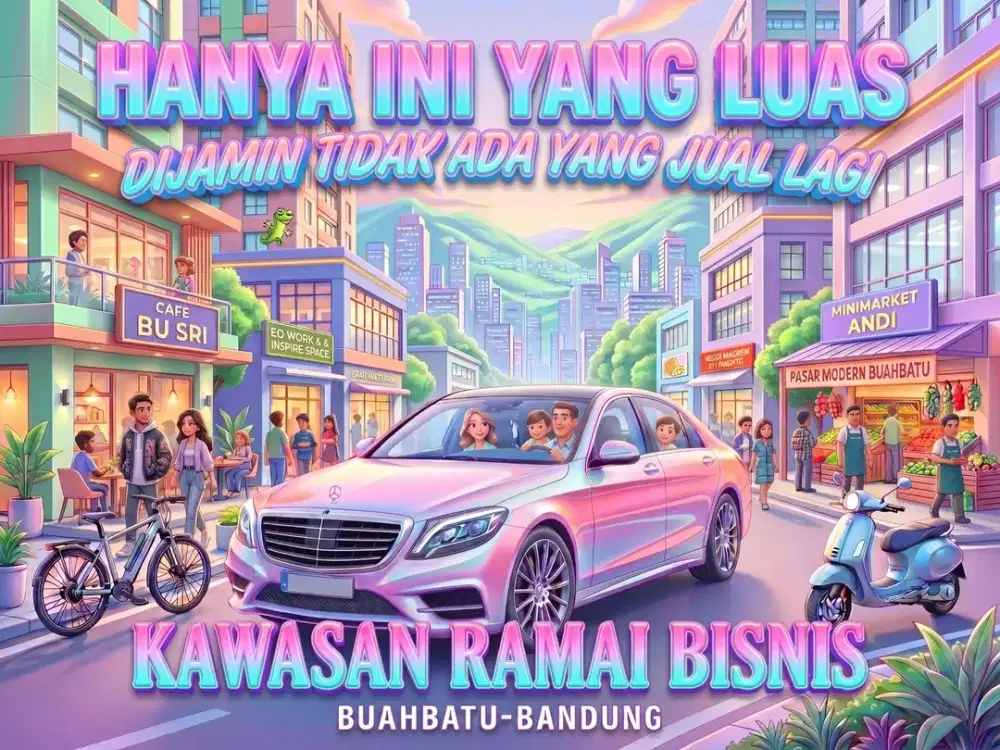 JUAL TANAH DI BUAH BATU, TURANGGA, LENGKONG, BANDUNG KOTA.