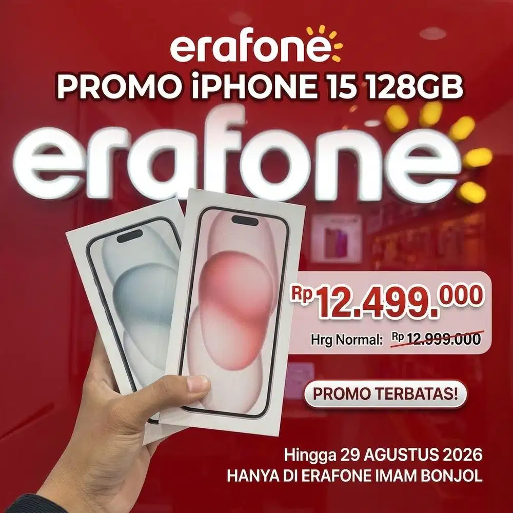 Promo spesial Iphone 15 128GB