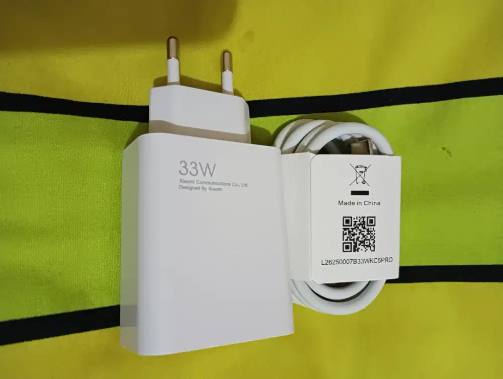 Charger Xiaomi CopotanOriginal 33 Watt TipeC Turbo Charge (Baru).