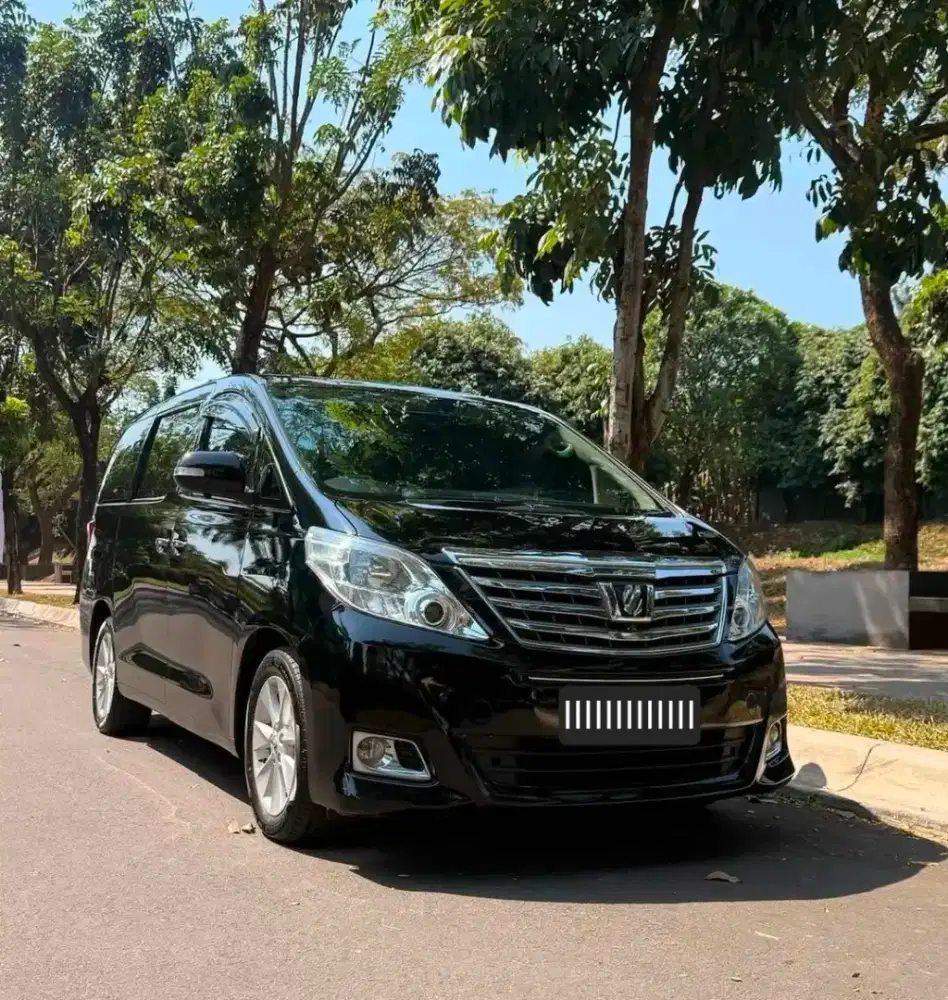 Alphard G ATPM 2015 Last Edition (Black On Beige)