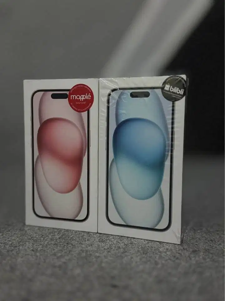 Iphone 15 Blue/Pink Segel Box