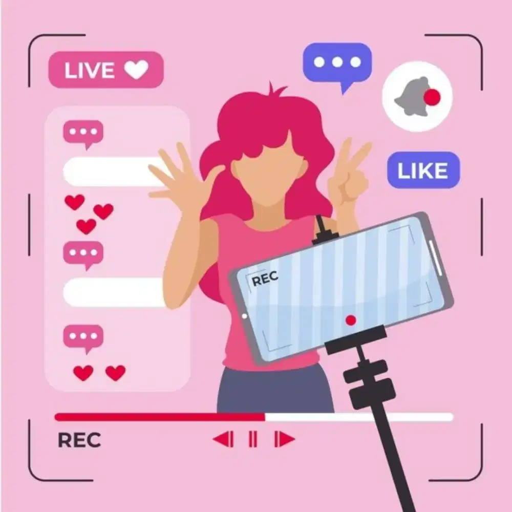 LIVE HOST WANITA BERPENGALAMAN