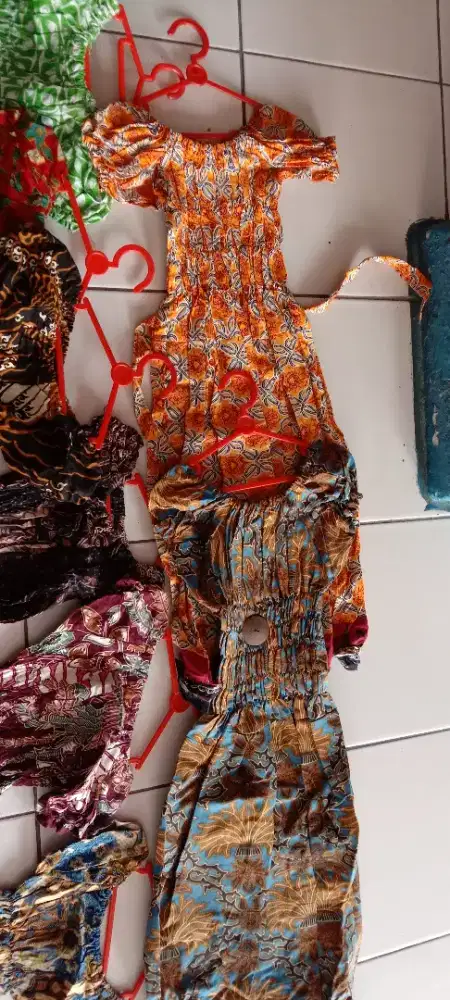 Baju batik anak anak perempuan bahan batik berkualitas