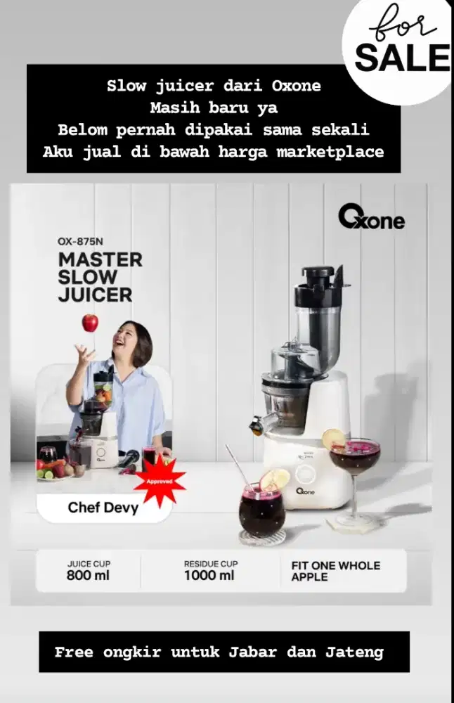 Slow Juicer Oxone