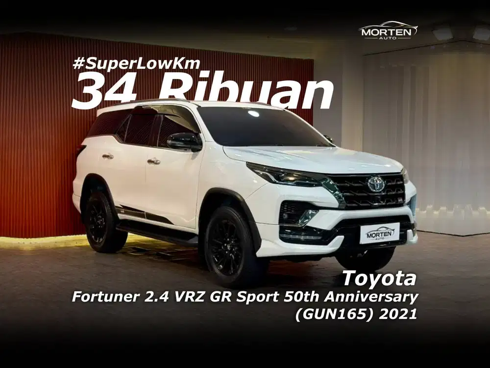 [Super Low Km!!!] Toyota Fortuner 2.4 VRZ GR Sport 50th Anniv 2021