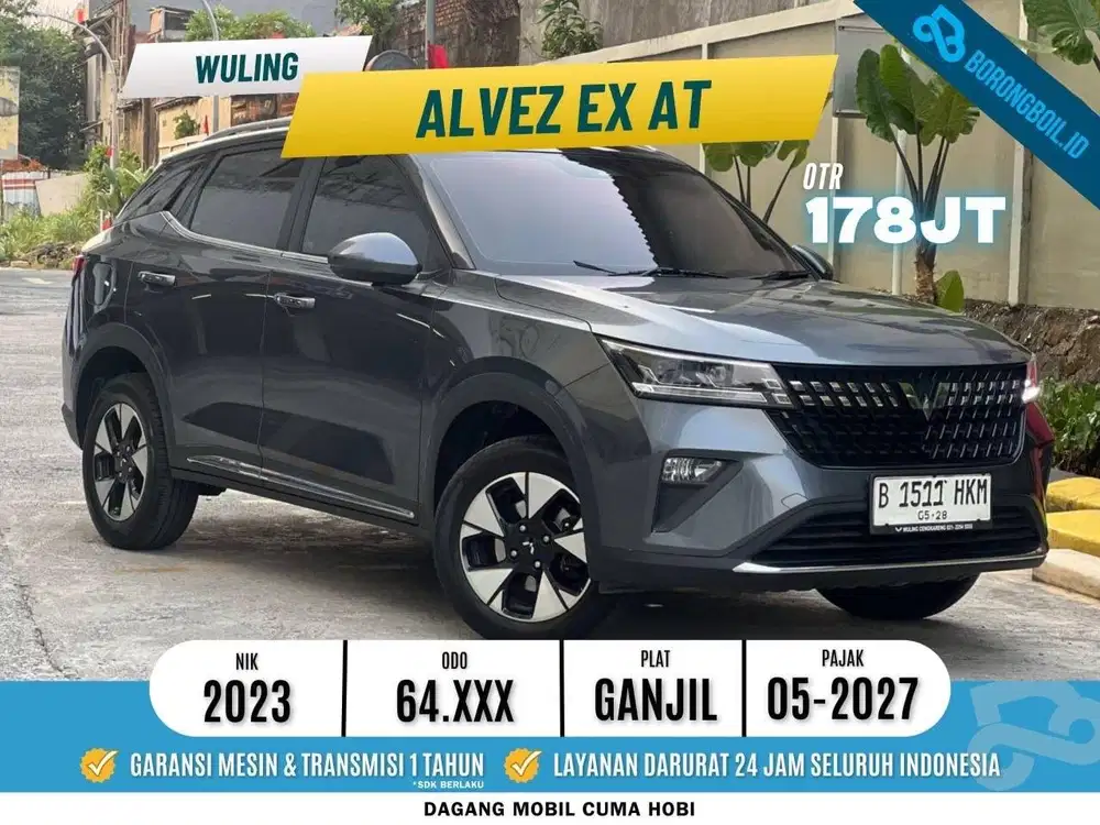 TERMURAH WULING ALVEZ EX SUNROOF AT 2023 ABU FULLSET