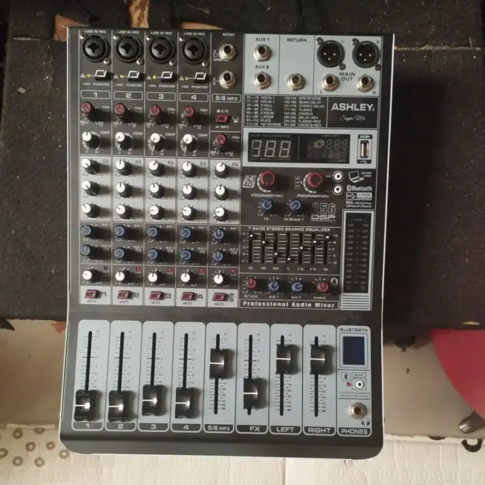 Profesional audio mixer Ashley super m4 full original