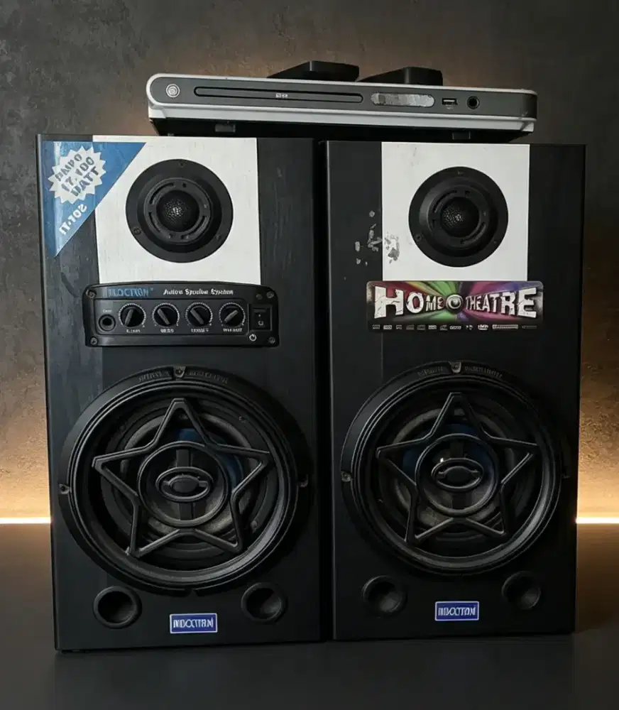 Speaker aktif plus DVD player