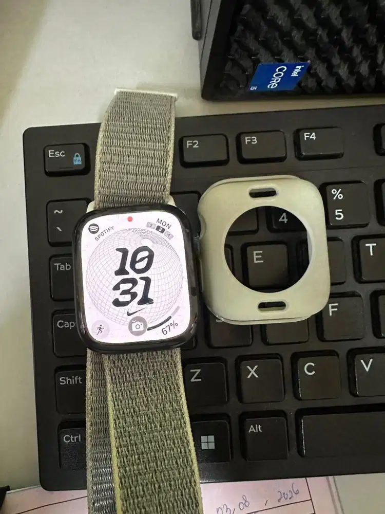 Apple Watch Series 9 45mm Black Hitam iWatch not SE 7 8 9 42mm 41mm