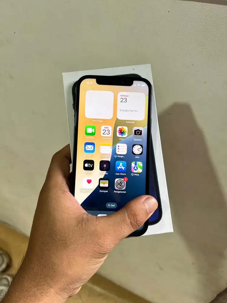 Iphone 12 64gb inter fullset mulus