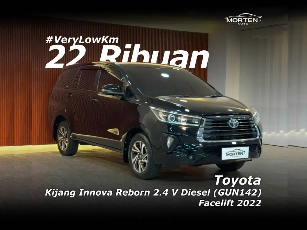 [Super Low Km!!!] Toyota Kijang Innova Reborn 2.4 V Diesel FL 2022