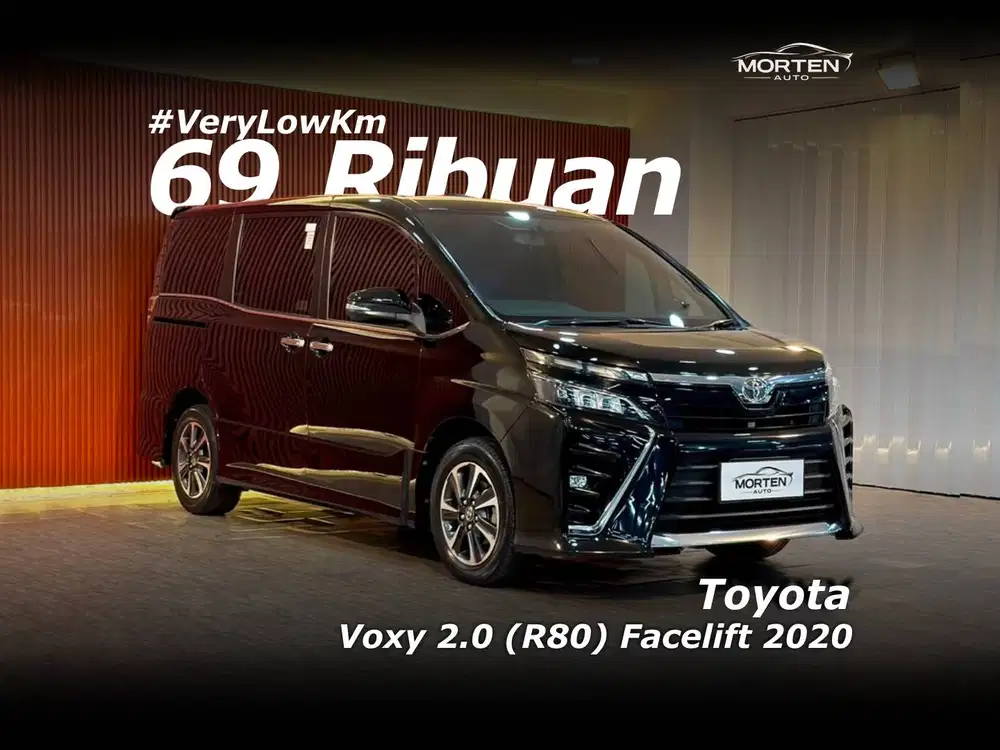 [Very Low Km!!!] Toyota Voxy 2.0 (R80) Facelift 2020
