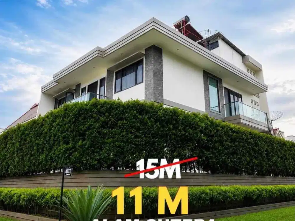 Dijual Rumah Hook Siap Huni Alam Sutera Harmoni