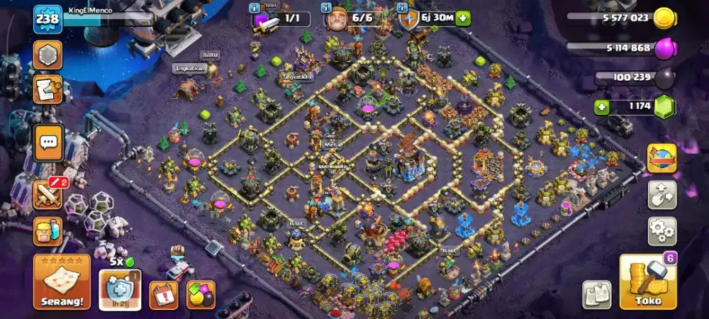 Akun Coc Th18 Semi Max