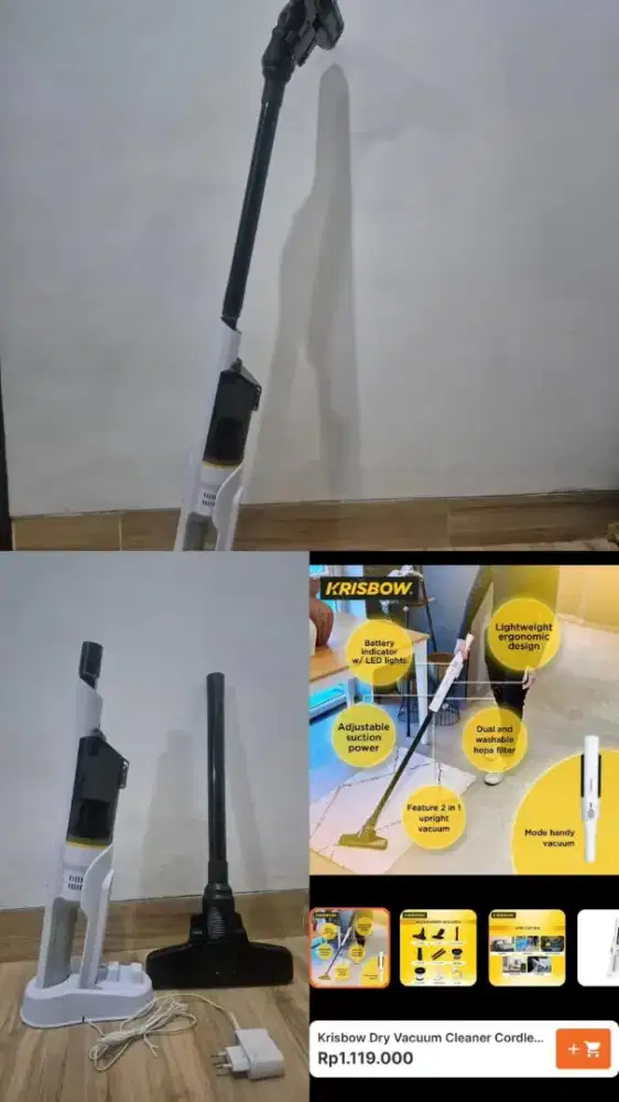 Vacum cleaner jarang di pake