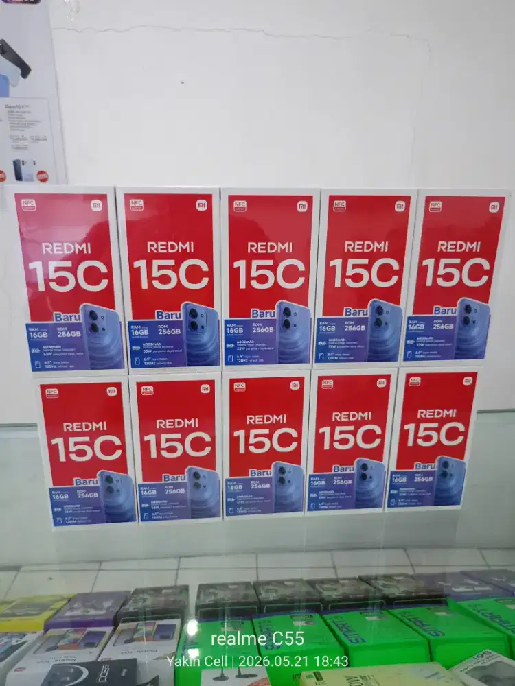 Xiaomi Redmi 15C 8+8/256 GB Camera 50 MP Batre 6000 mAh Garansi Resmi