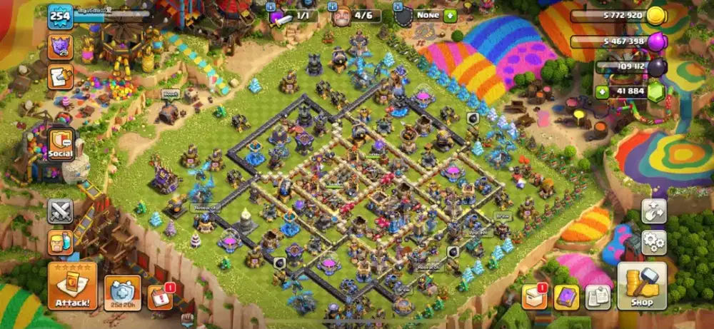 Akun Coc Th18 Semi Max Banyak Permata