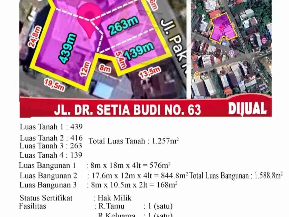 Ruko dan Tanah Kota Ketapang