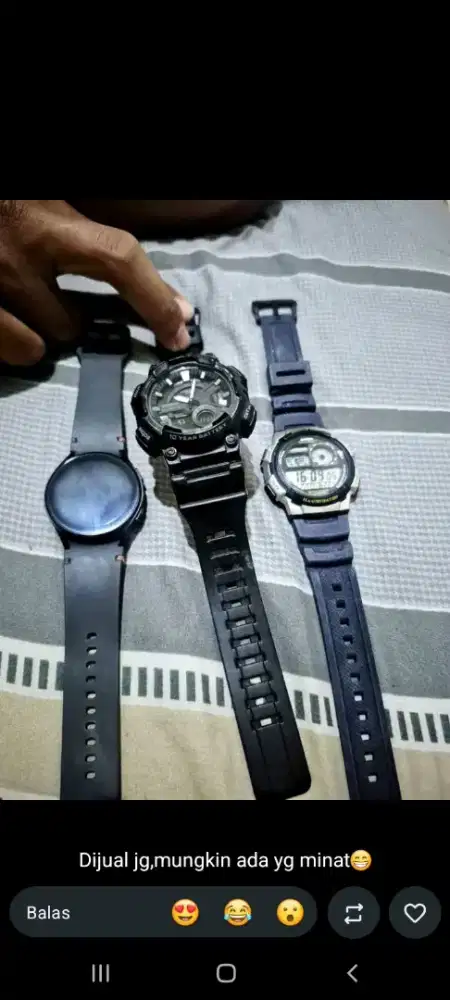 Di jual jam tangan samsung galaxy, casio