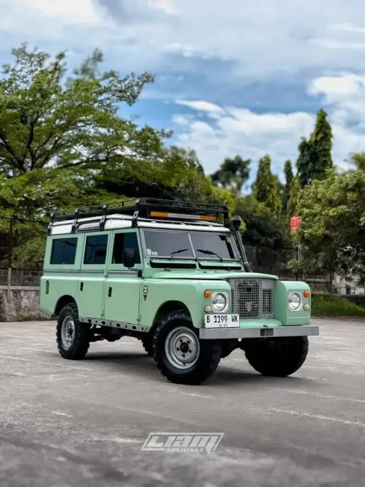 Land Rover, Long Wagon, 109 WB, MT, 2014, Hijau