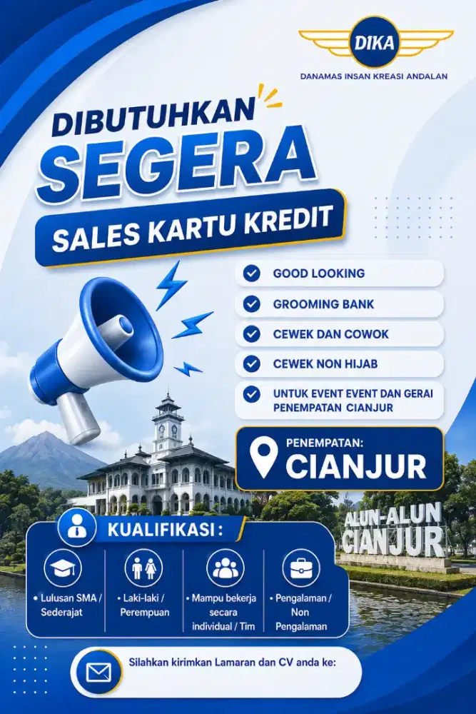 Lowongan Kerja Staff Marketing / Sales