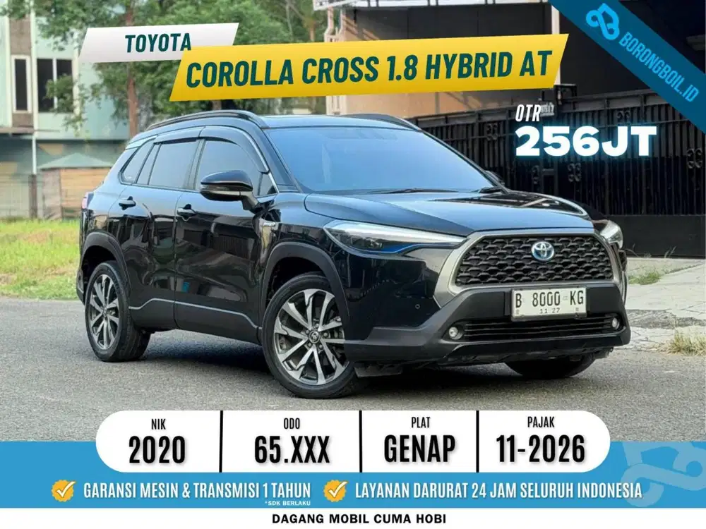 LOW KM 60RBAN! Toyota Corolla Cross 1.8 Hybrid AT 2020 Attitude Black