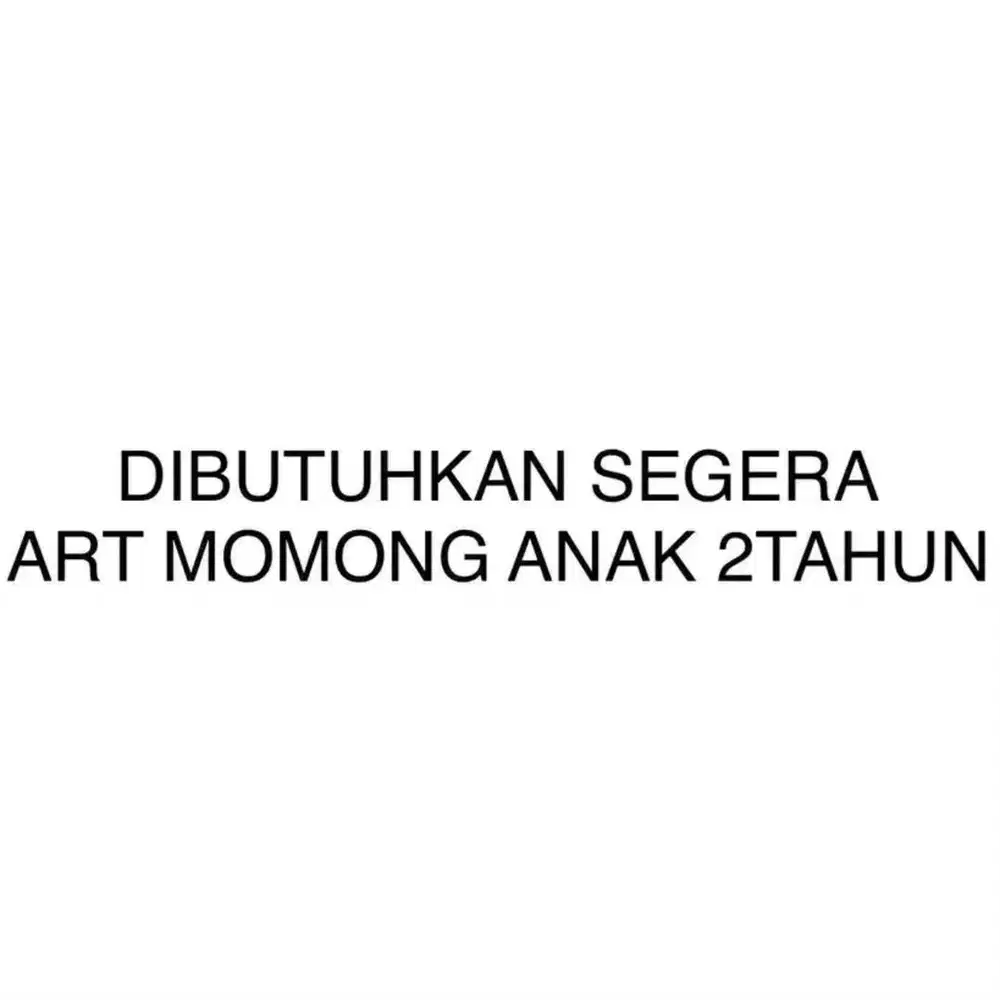 LOKER ART MOMONG ANAK