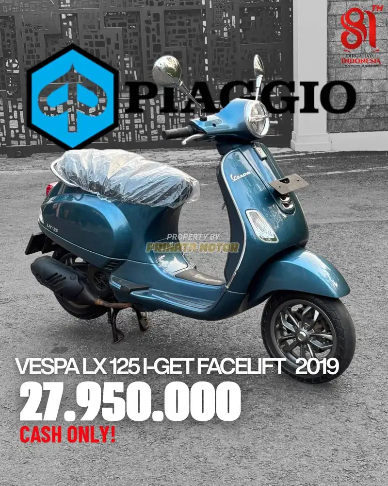 PIAGGIO VESPA LX 125 I-GET FACELIFT 2019